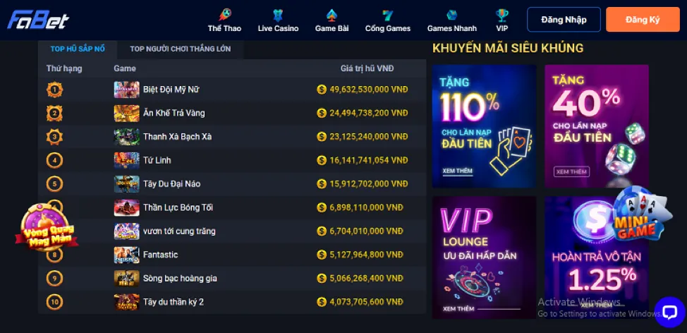 Tổng quan các trò Game Bài tại swin8